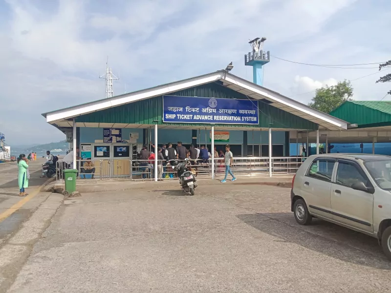 Government Ferry Ticket Counter at Port Blair