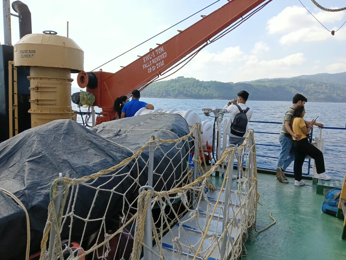 Government ferry deck