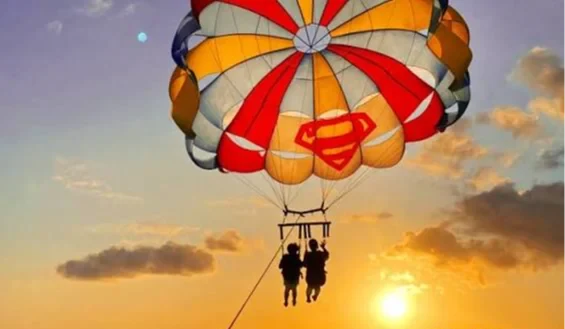 parasailing