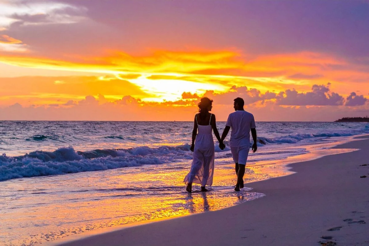 Sunset over Neil Island, Andaman